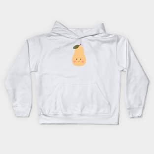 Yellow  Pear Cutie Illustraion Kids Hoodie